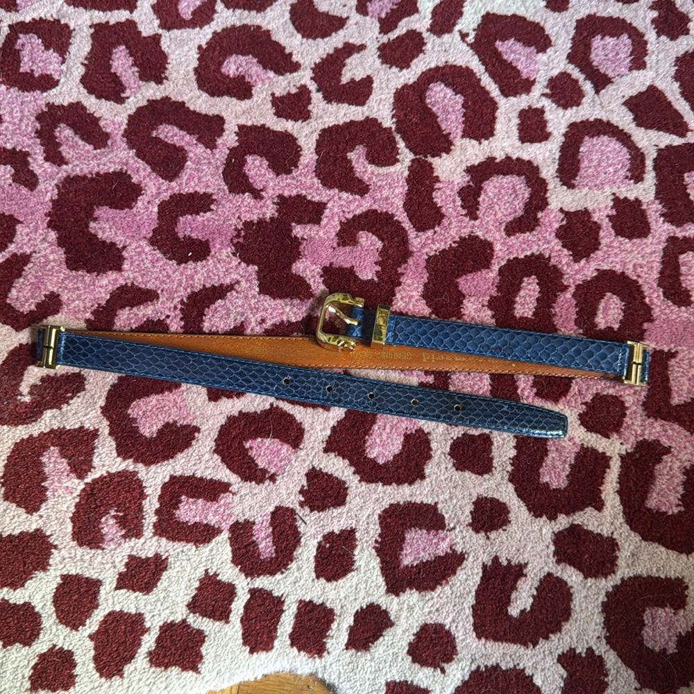 Genuine Snakeskin belt